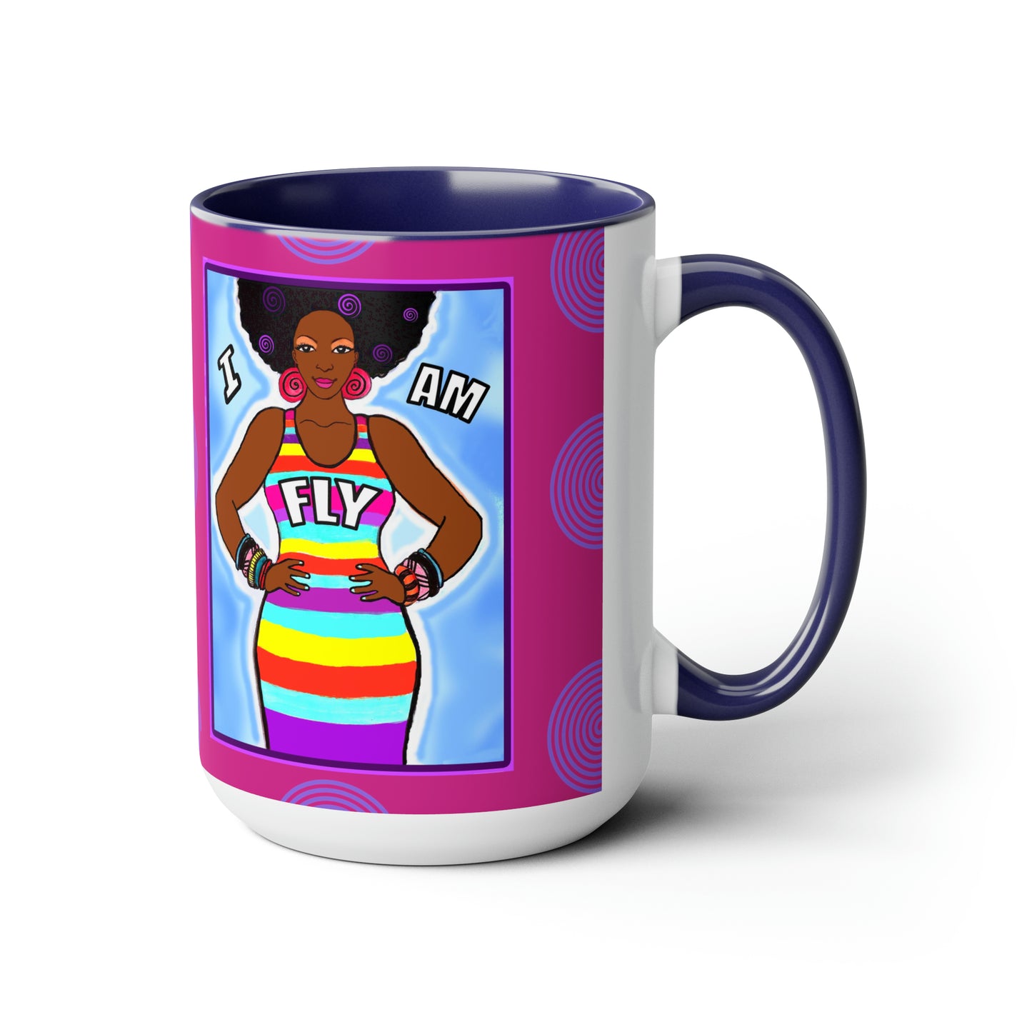I am Fly Mugs, 15oz - Yes Lioness Arts