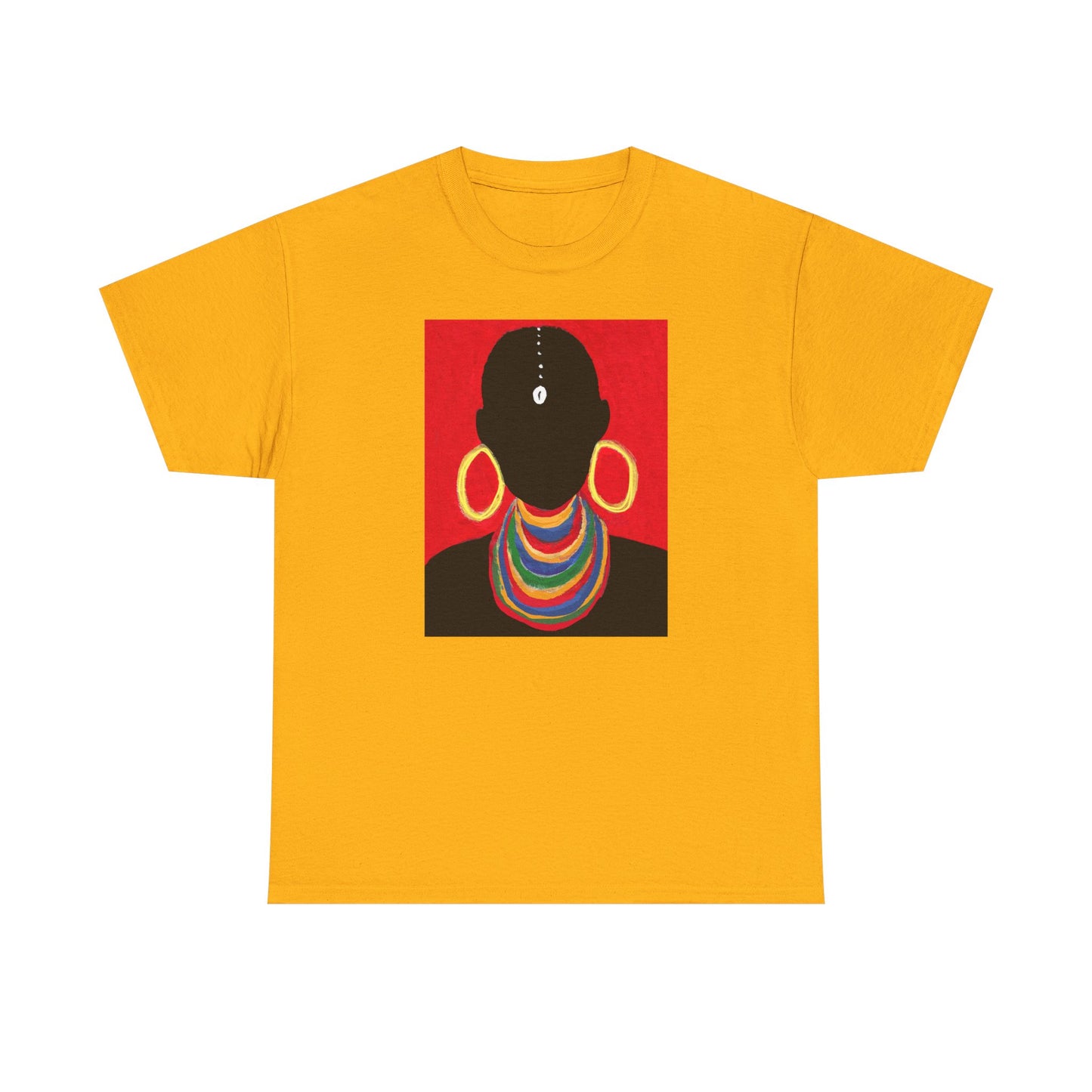 The Masai Woman Art UNISEX Adult Cotton Tee