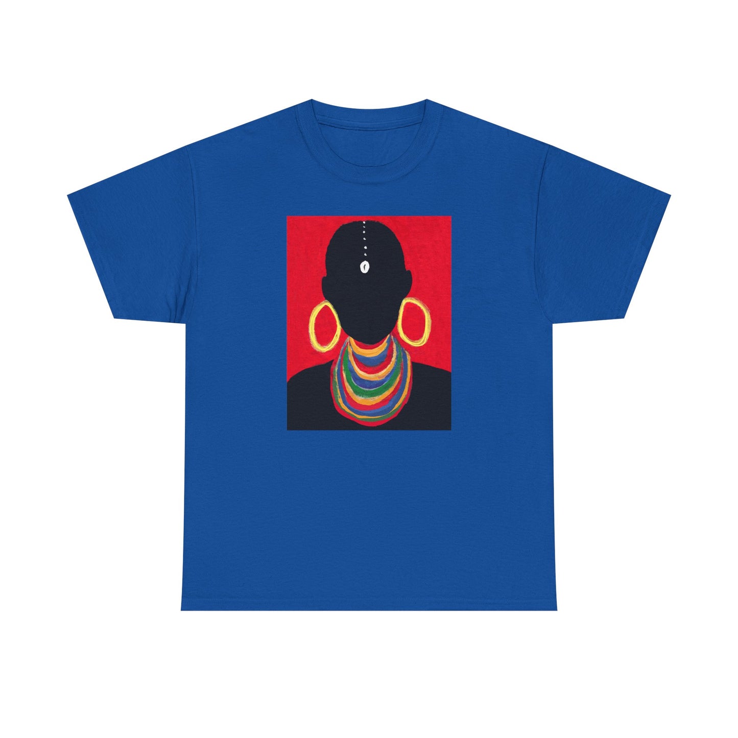 The Masai Woman Art UNISEX Adult Cotton Tee