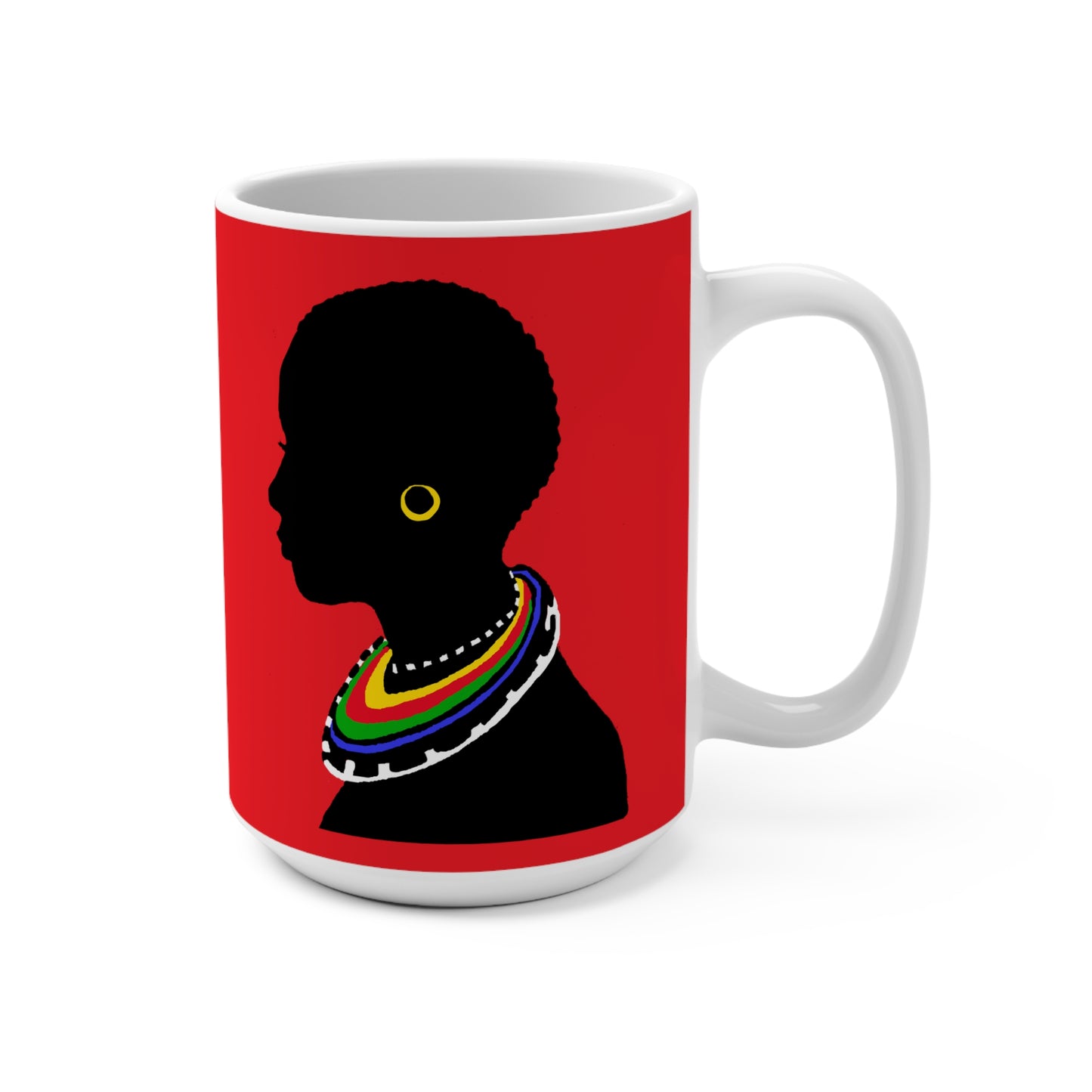 Tribal Mug Red 15oz