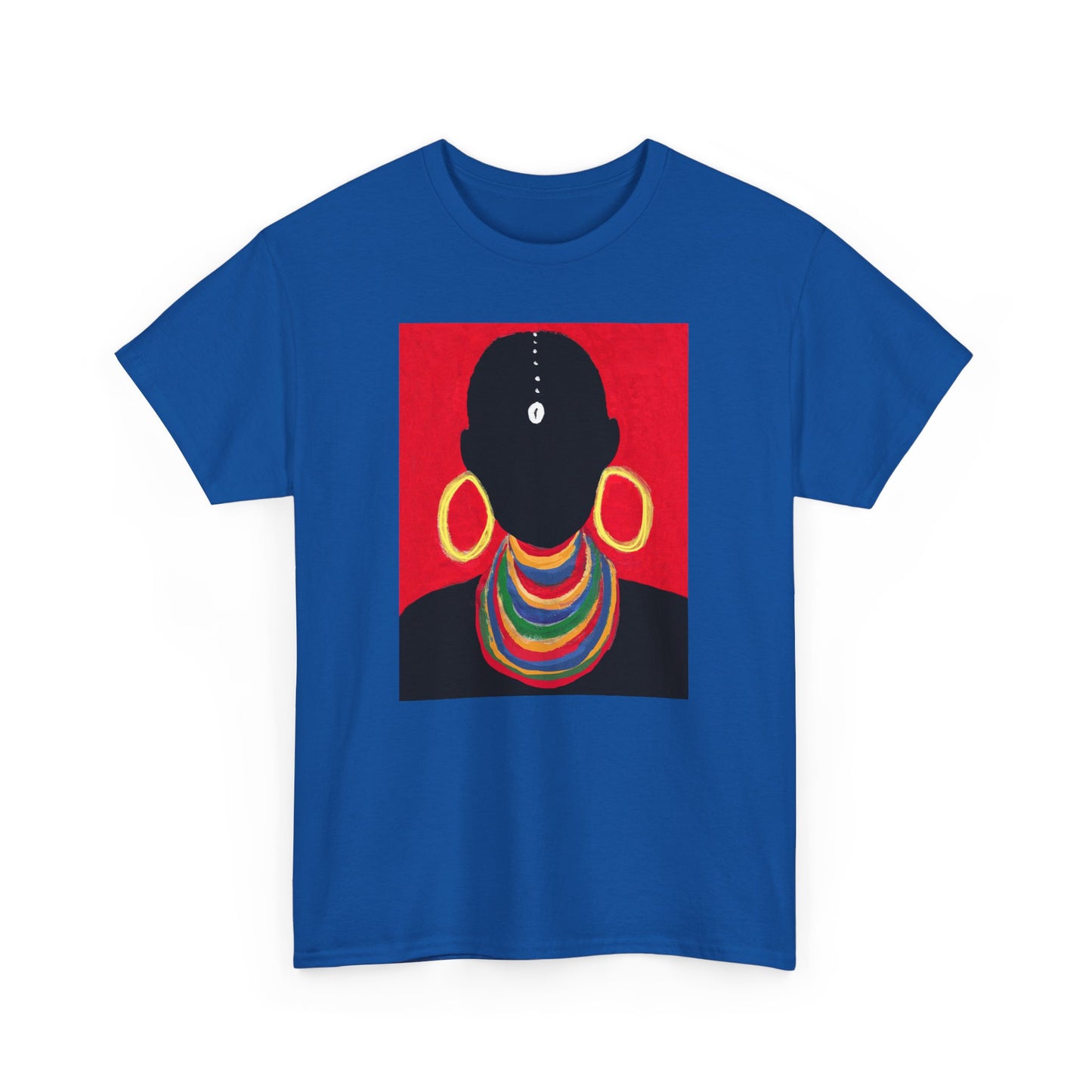The Masai Woman Art UNISEX Adult Cotton Tee