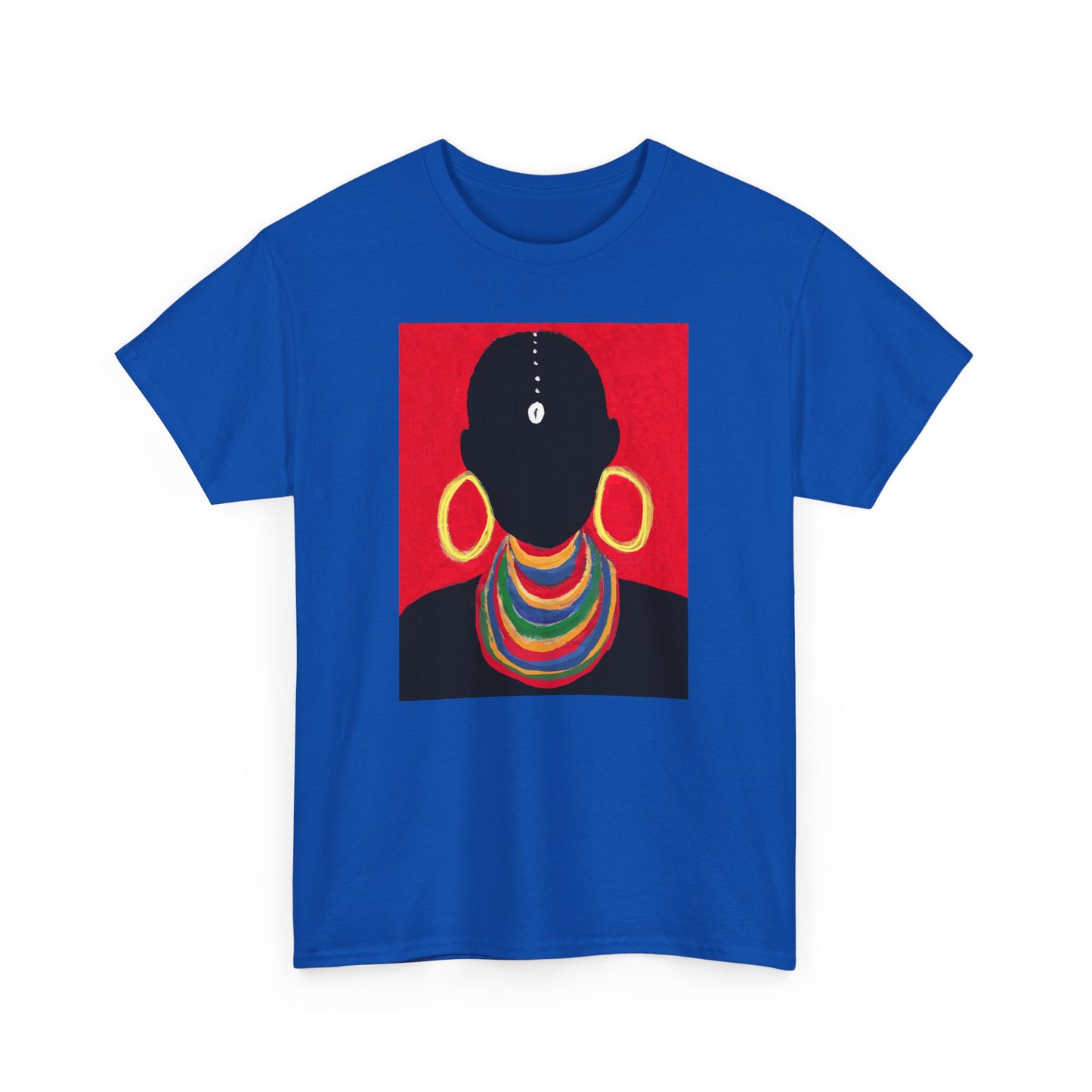 The Masai Woman Art UNISEX Adult Cotton Tee