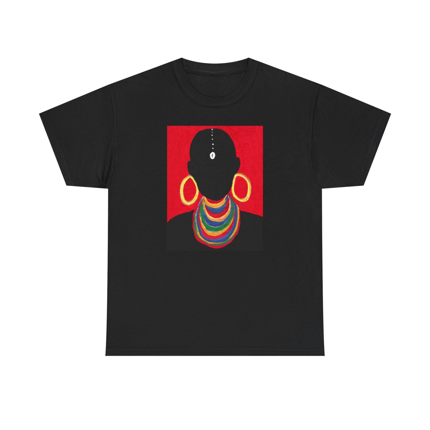 The Masai Woman Art UNISEX Adult Cotton Tee