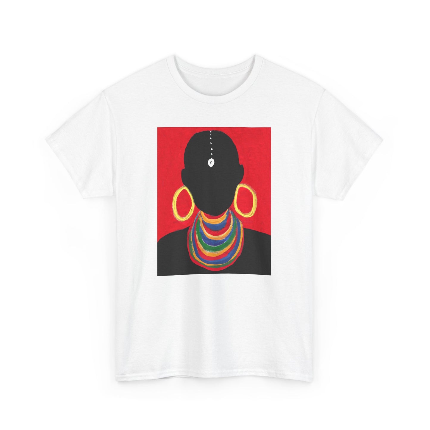The Masai Woman Art UNISEX Adult Cotton Tee