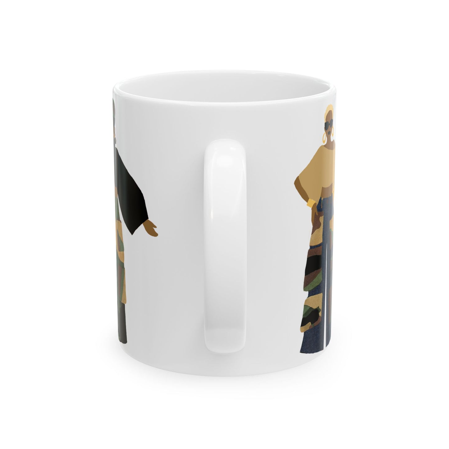 Camo Queens Ceramic Mug, (11oz, 15oz)