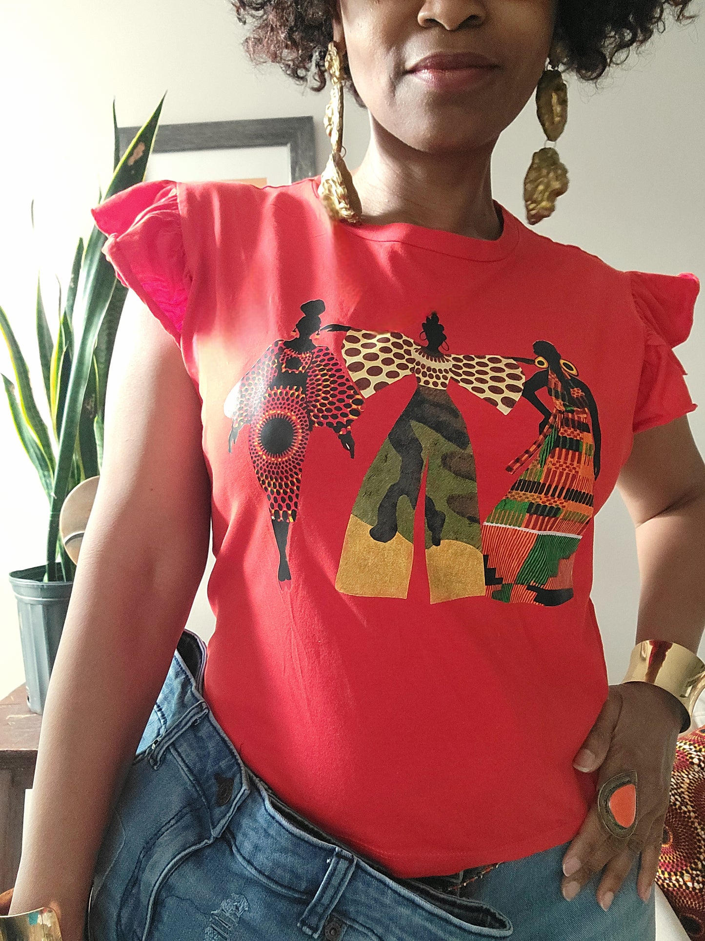 Soft Life Sistas Flutter Short Sleeve Tee