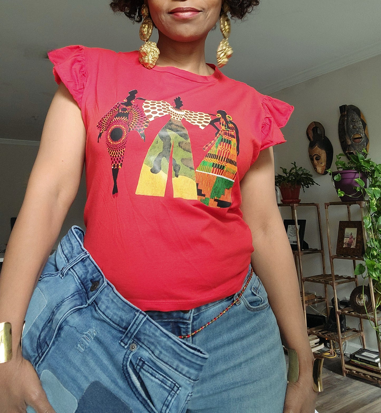 Soft Life Sistas Flutter Short Sleeve Tee