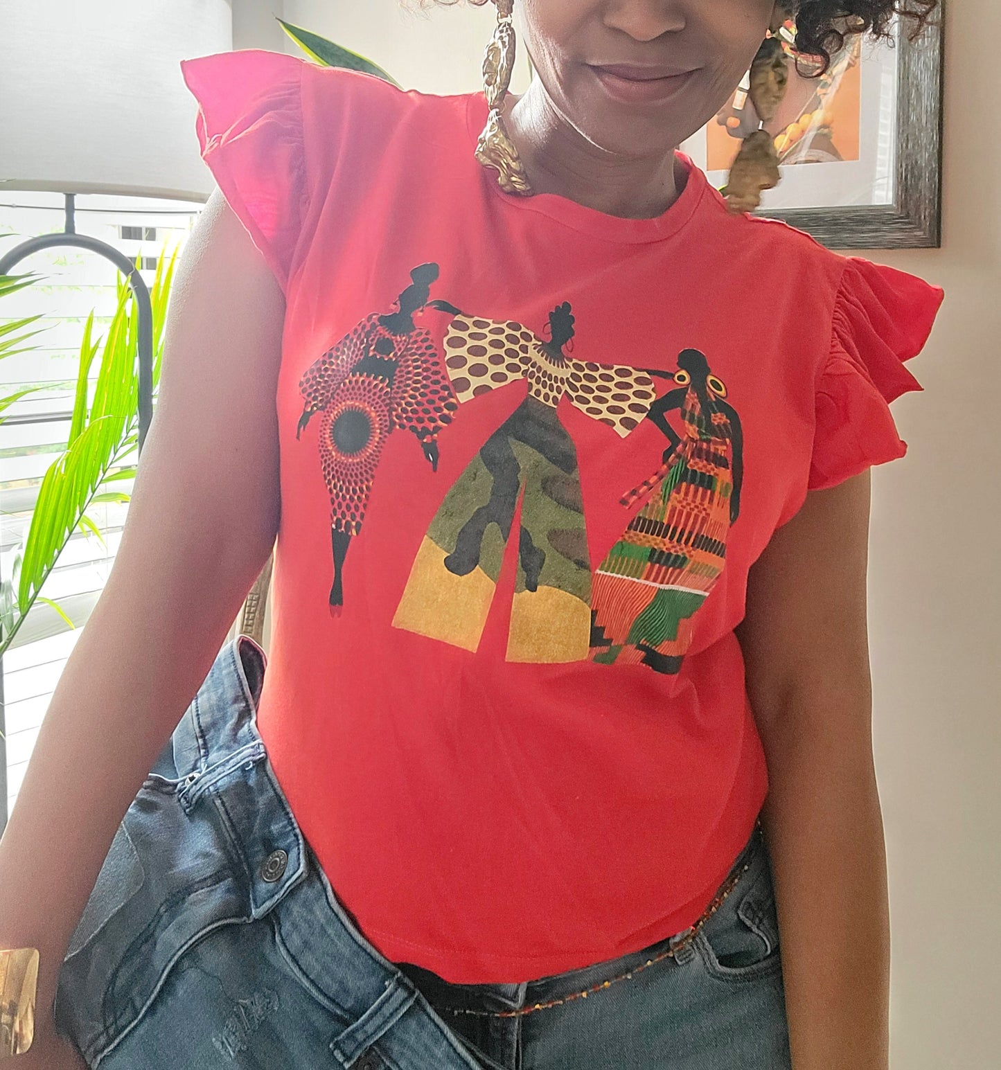 Soft Life Sistas Flutter Short Sleeve Tee