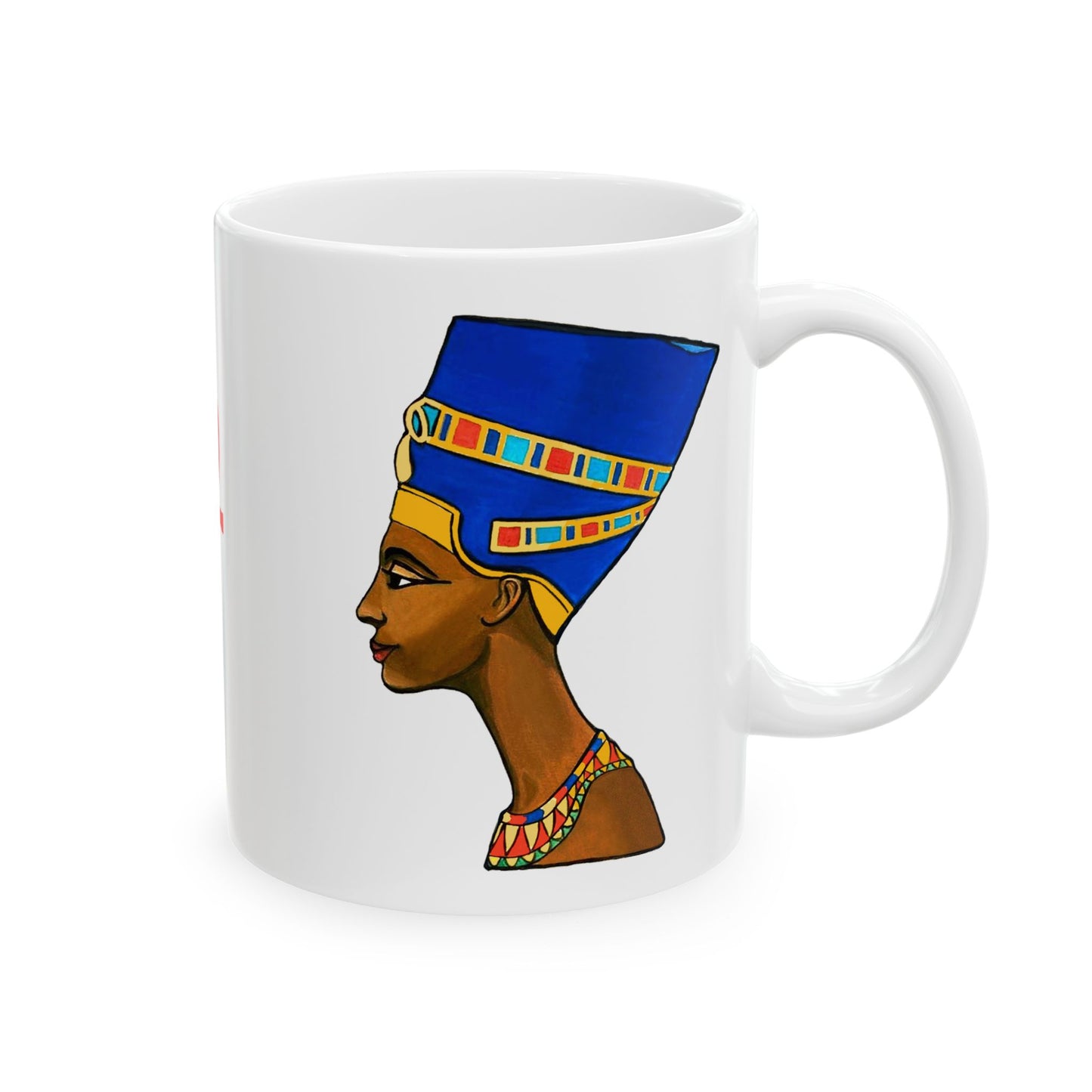 Queen Nefertiti Ceramic Mug, (11oz, 15oz)