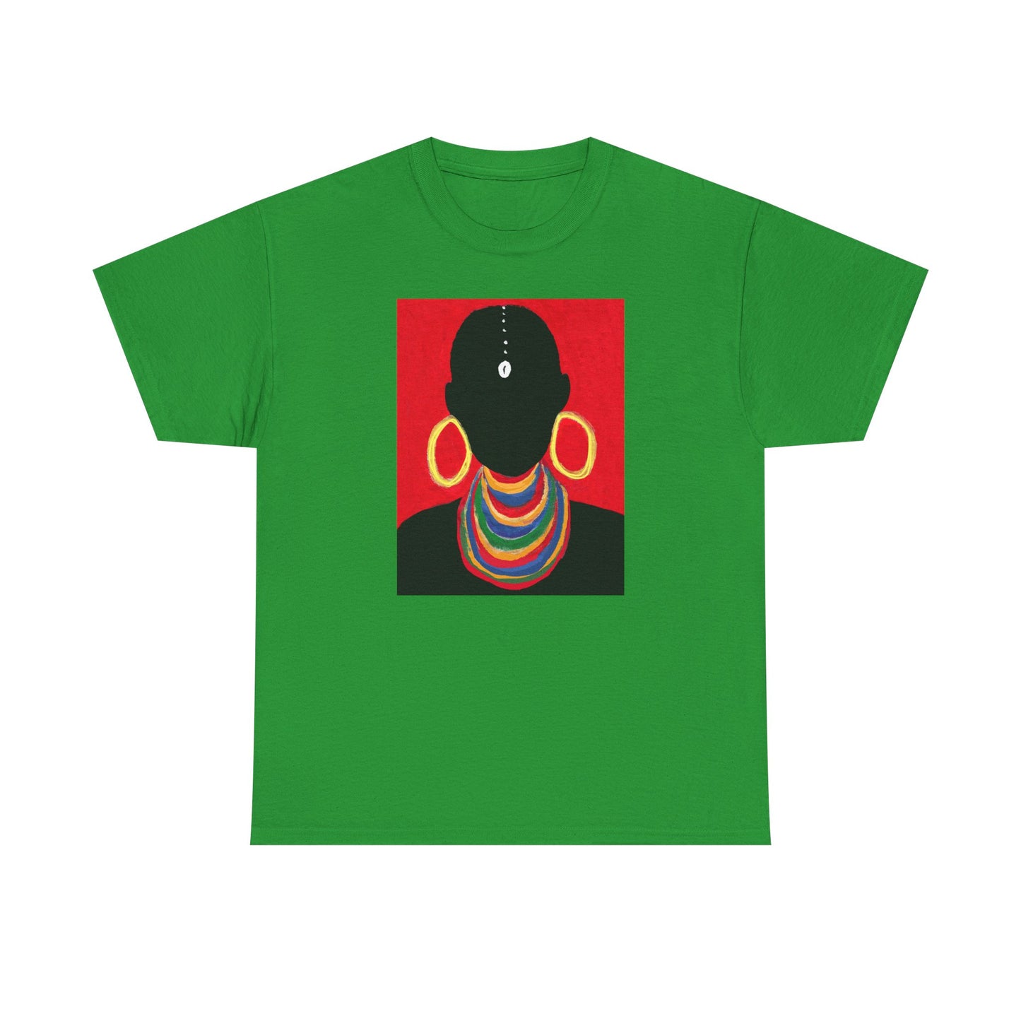 The Masai Woman Art UNISEX Adult Cotton Tee