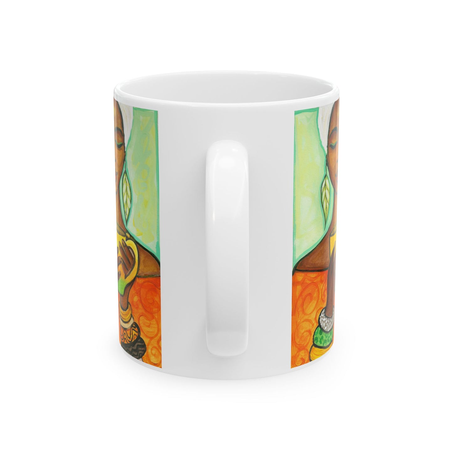 Turban and Tea Ceramic Mug, (11oz, 15oz)