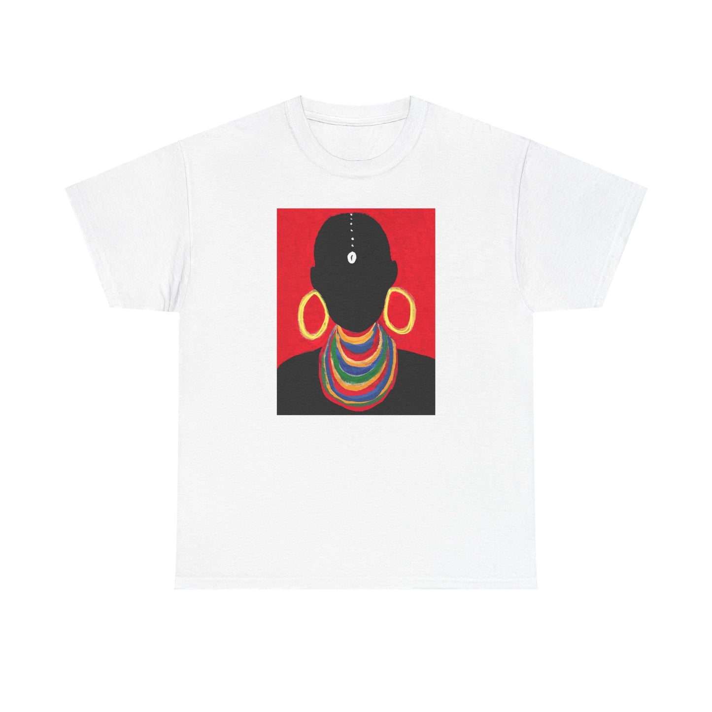 The Masai Woman Art UNISEX Adult Cotton Tee