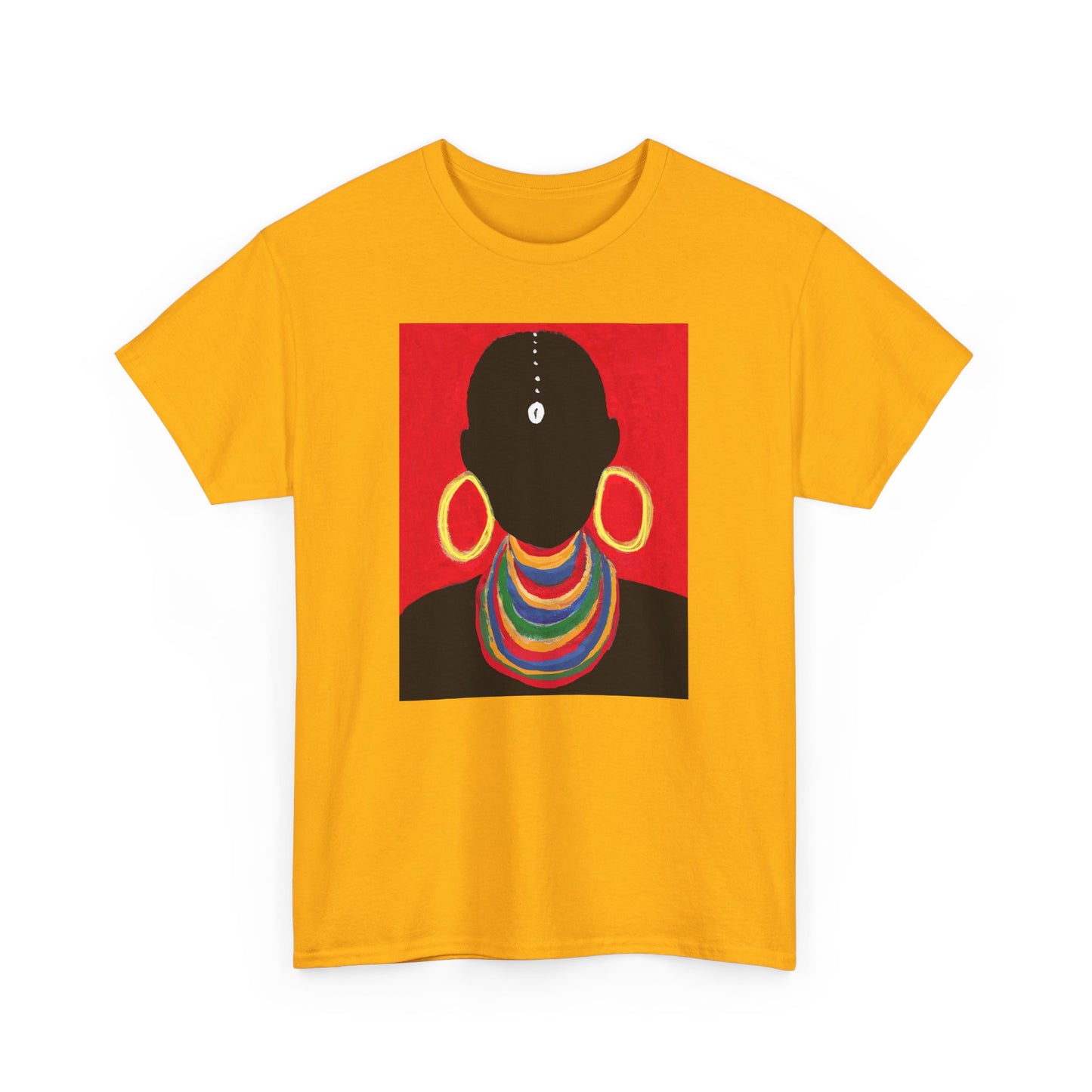 The Masai Woman Art UNISEX Adult Cotton Tee