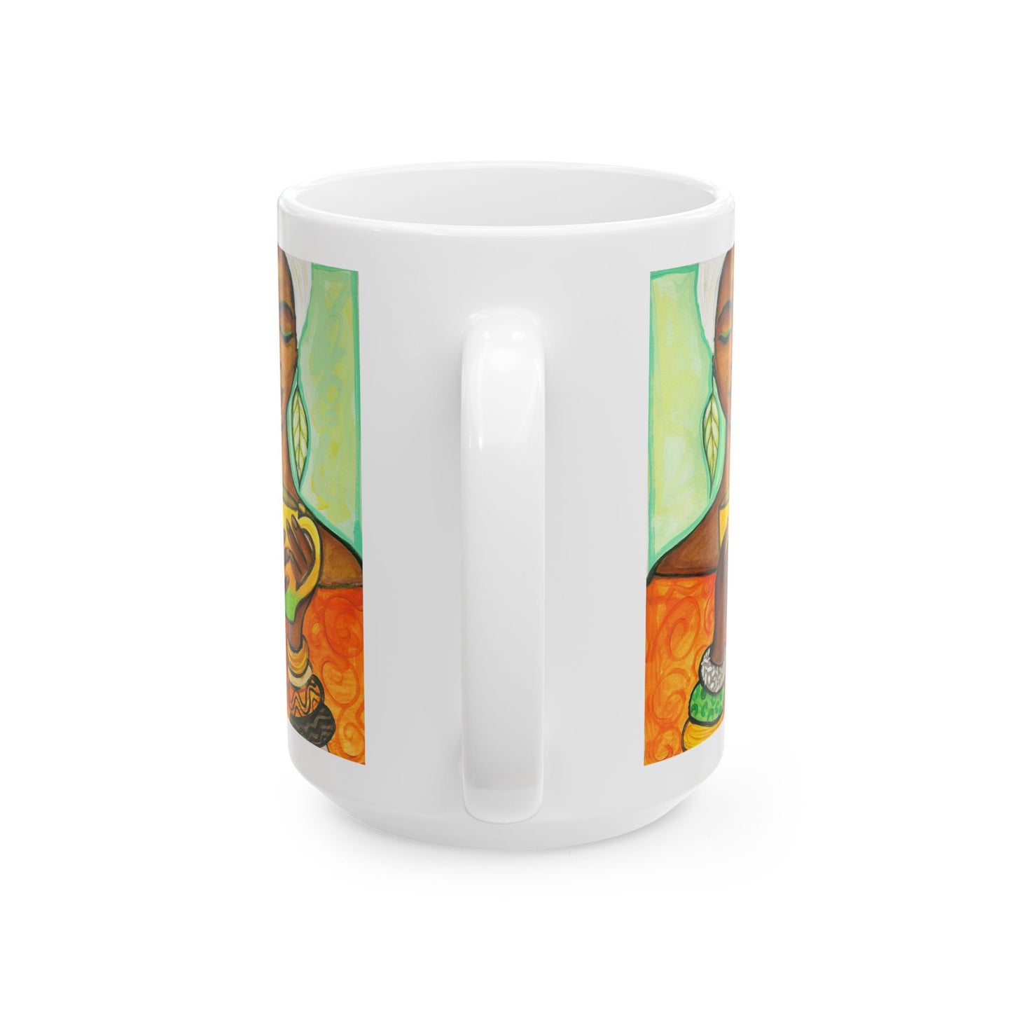 Turban and Tea Ceramic Mug, (11oz, 15oz)