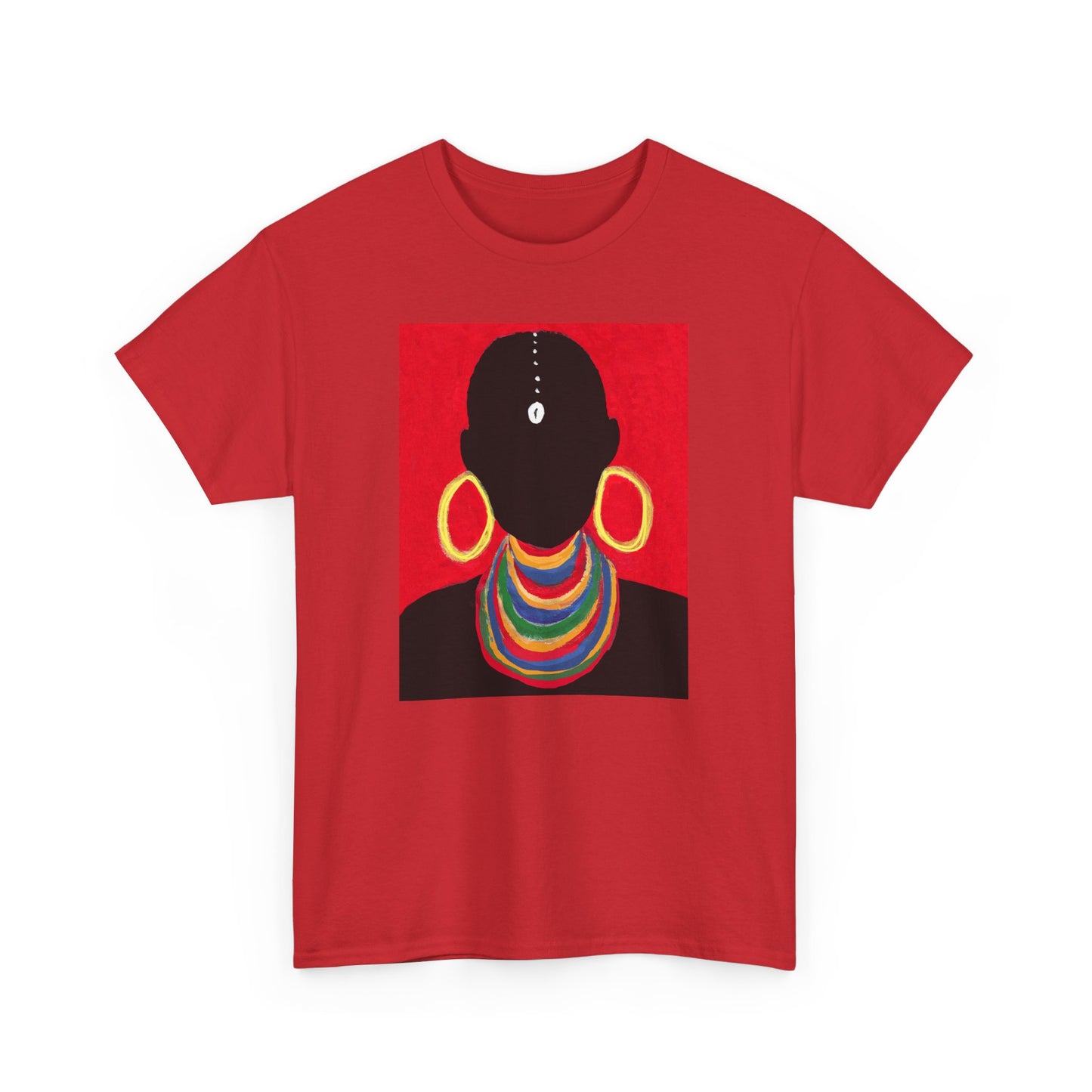 The Masai Woman Art UNISEX Adult Cotton Tee