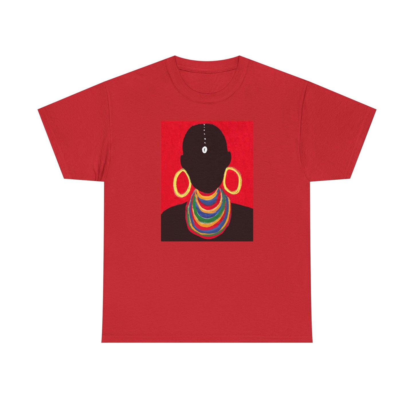 The Masai Woman Art UNISEX Adult Cotton Tee
