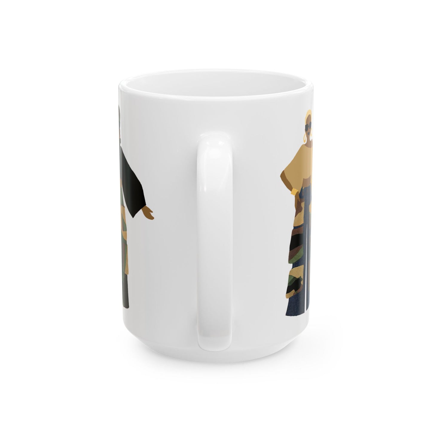 Camo Queens Ceramic Mug, (11oz, 15oz)