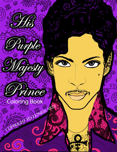 His Purple Majesty Coloring Book