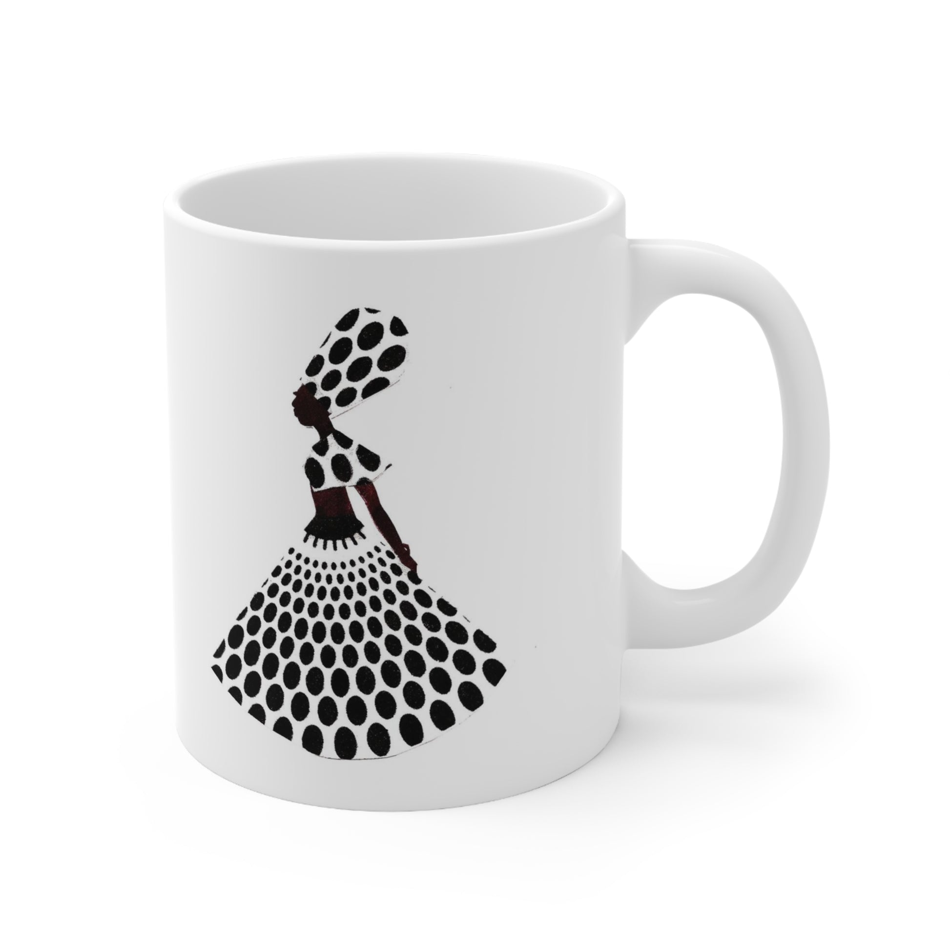 Black Princess Mug 11oz - Yes Lioness Arts