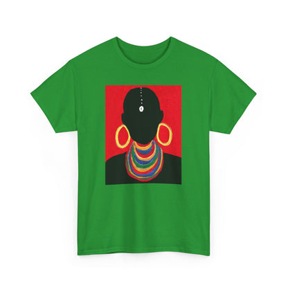 The Masai Woman Art UNISEX Adult Cotton Tee