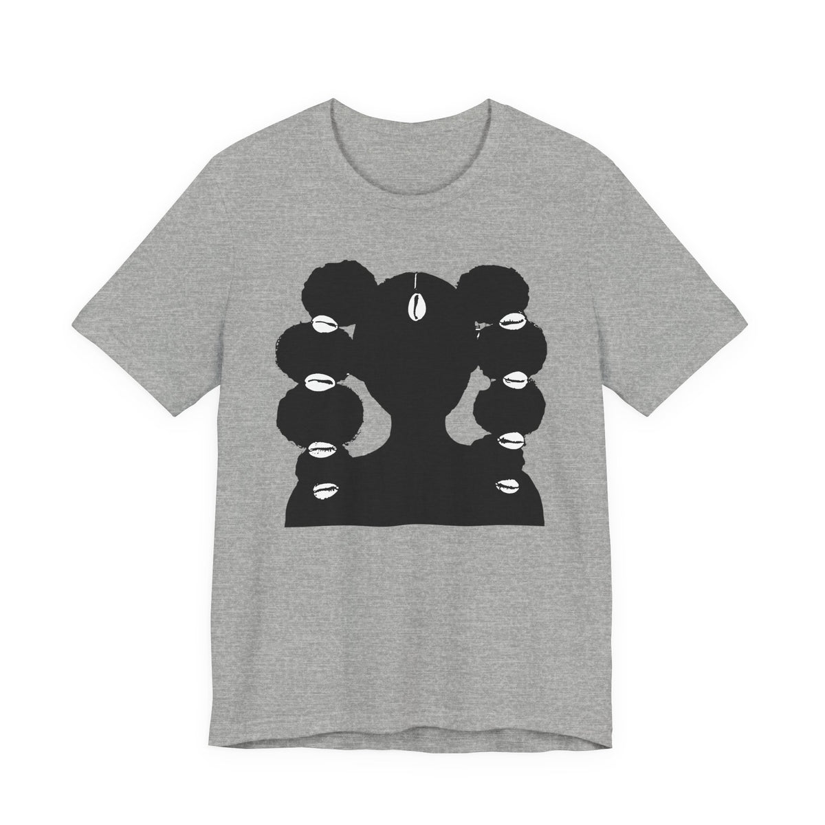 Afro Ponytails & Cowries Shells T- Shirt