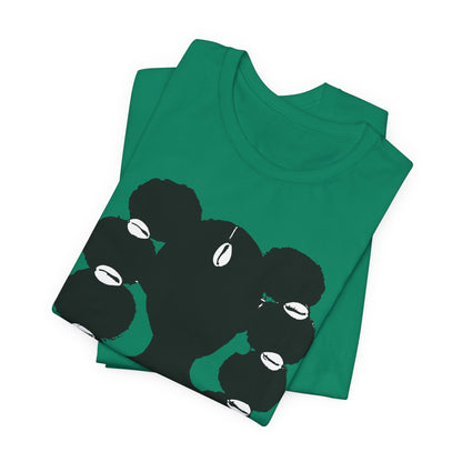 Afro Ponytails & Cowries Shells T- Shirt