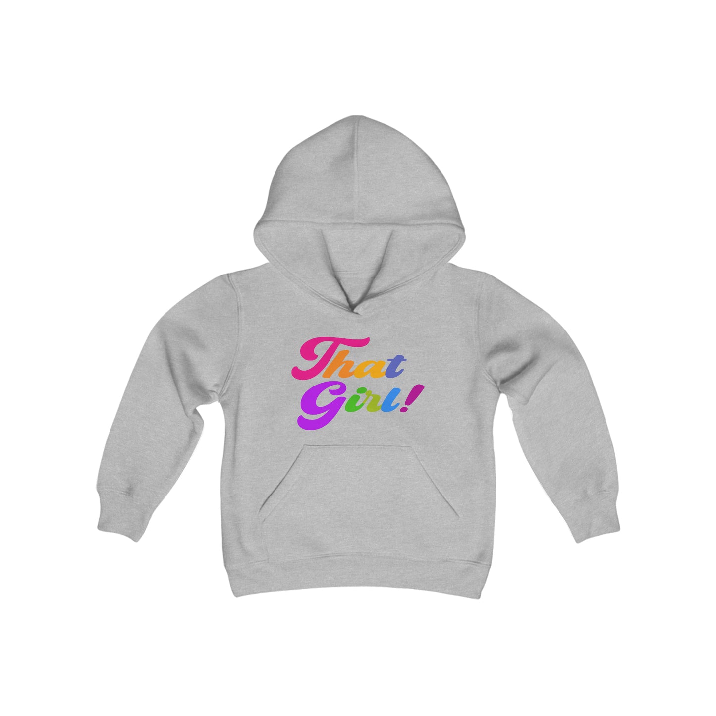 The "THAT GIRL" Youth Heavy Blend Hooded Sweatshirt - Yes Lioness Arts