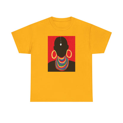 The Masai Woman Art UNISEX Adult Cotton Tee