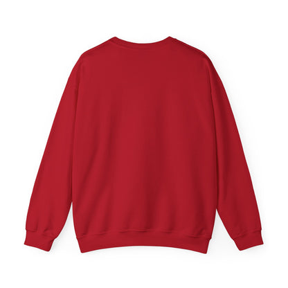 Your Birth Year Custom Unisex Heavy Blend™ Crewneck Sweatshirt Red/Black