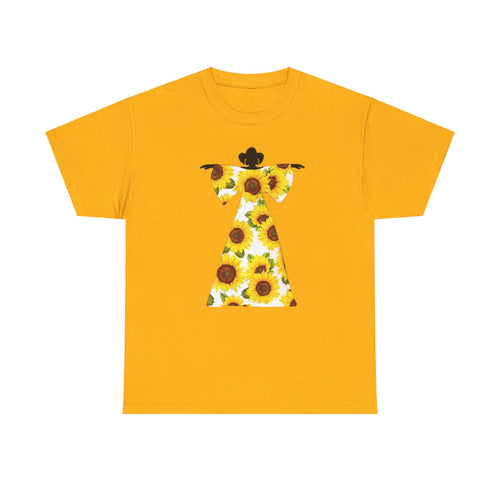 Sunflower Dress Unisex Heavy Cotton Tee