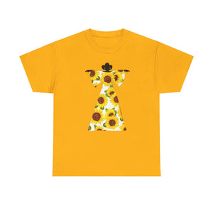 Sunflower Dress Unisex Heavy Cotton Tee