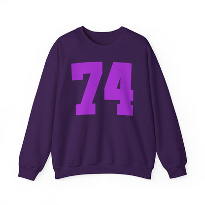 Your Birth Year Custom Unisex Heavy Blend™ Crewneck Sweatshirt Purple
