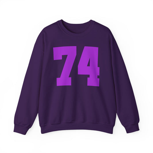 Your Birth Year Custom Unisex Heavy Blend™ Crewneck Sweatshirt Purple