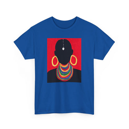 The Masai Woman Art UNISEX Adult Cotton Tee