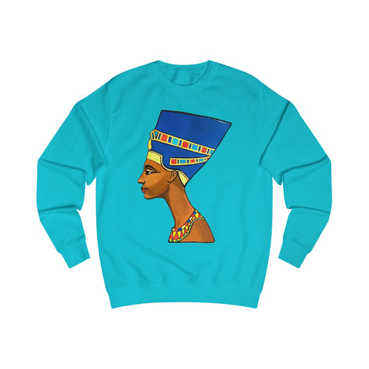 The Queen Nefertiti Unisex Sweatshirt - Yes Lioness Arts