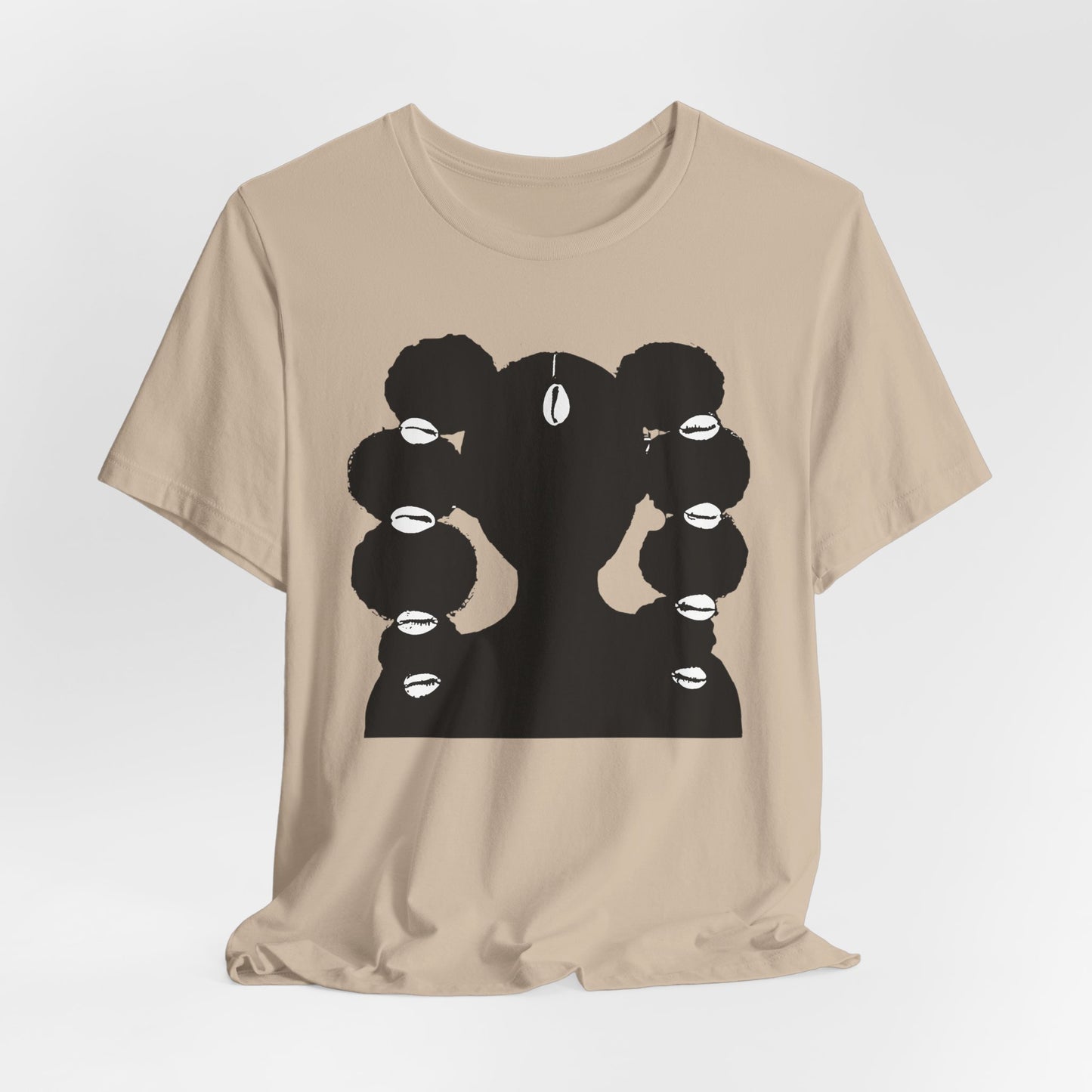 Afro Ponytails & Cowries Shells T- Shirt