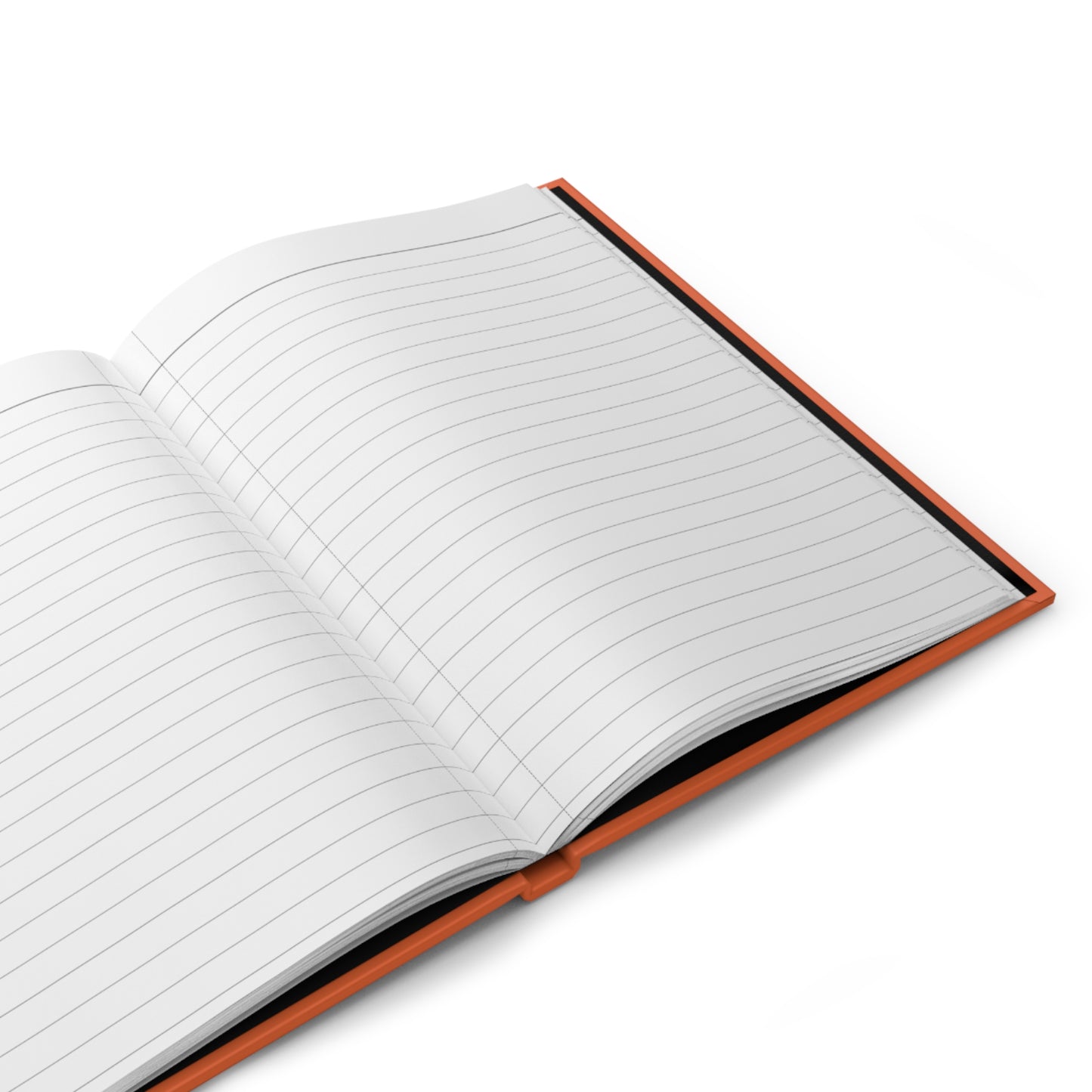 Camo Cargo Queen Hardcover Journal Matte Orange