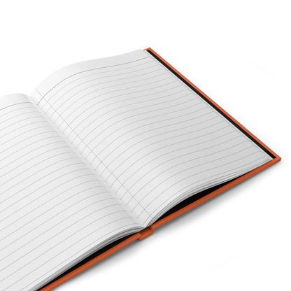 Camo Cargo Queen Hardcover Journal Matte Orange