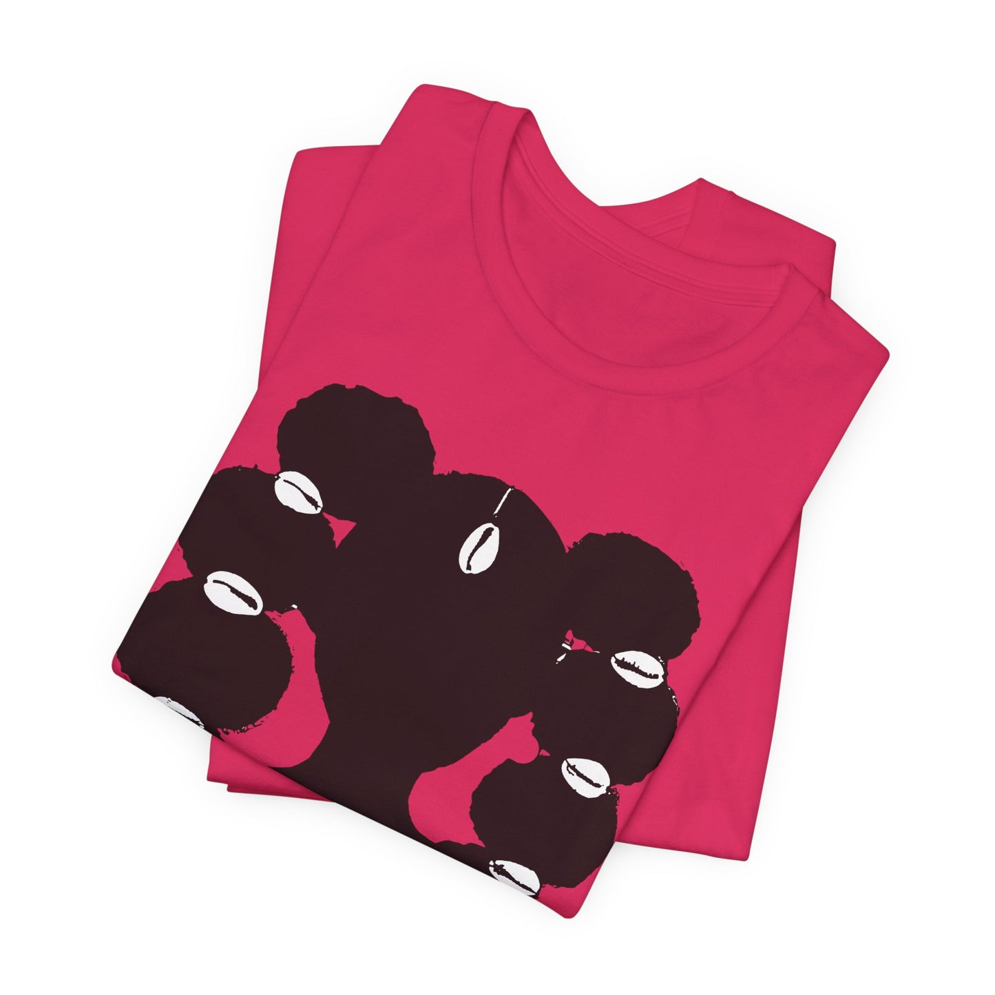 Afro Ponytails & Cowries Shells T- Shirt