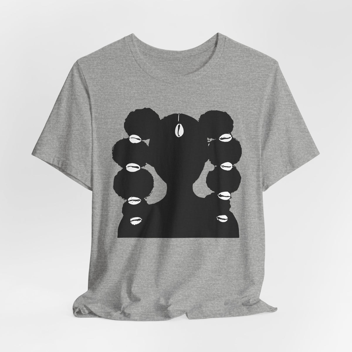 Afro Ponytails & Cowries Shells T- Shirt