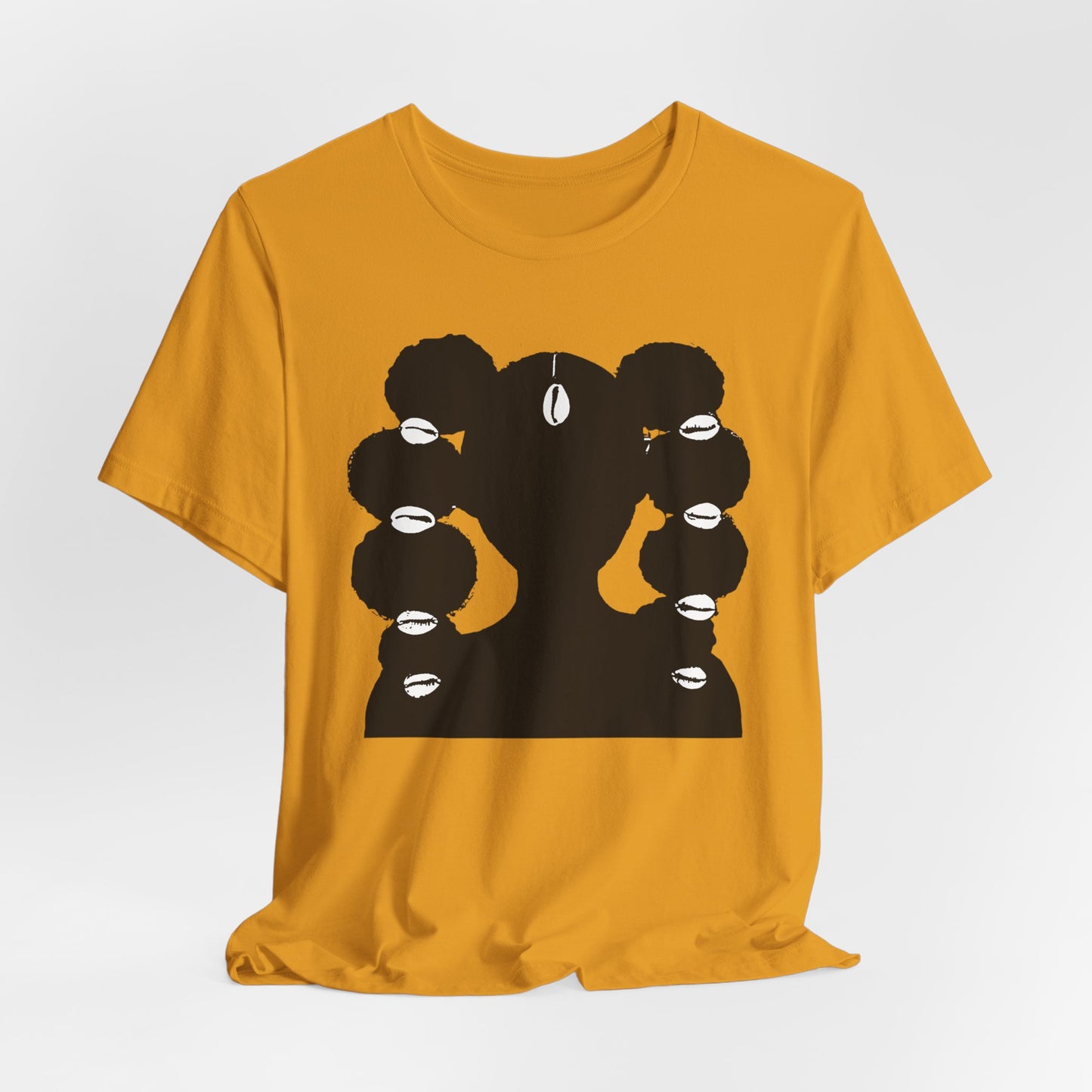Afro Ponytails & Cowries Shells T- Shirt