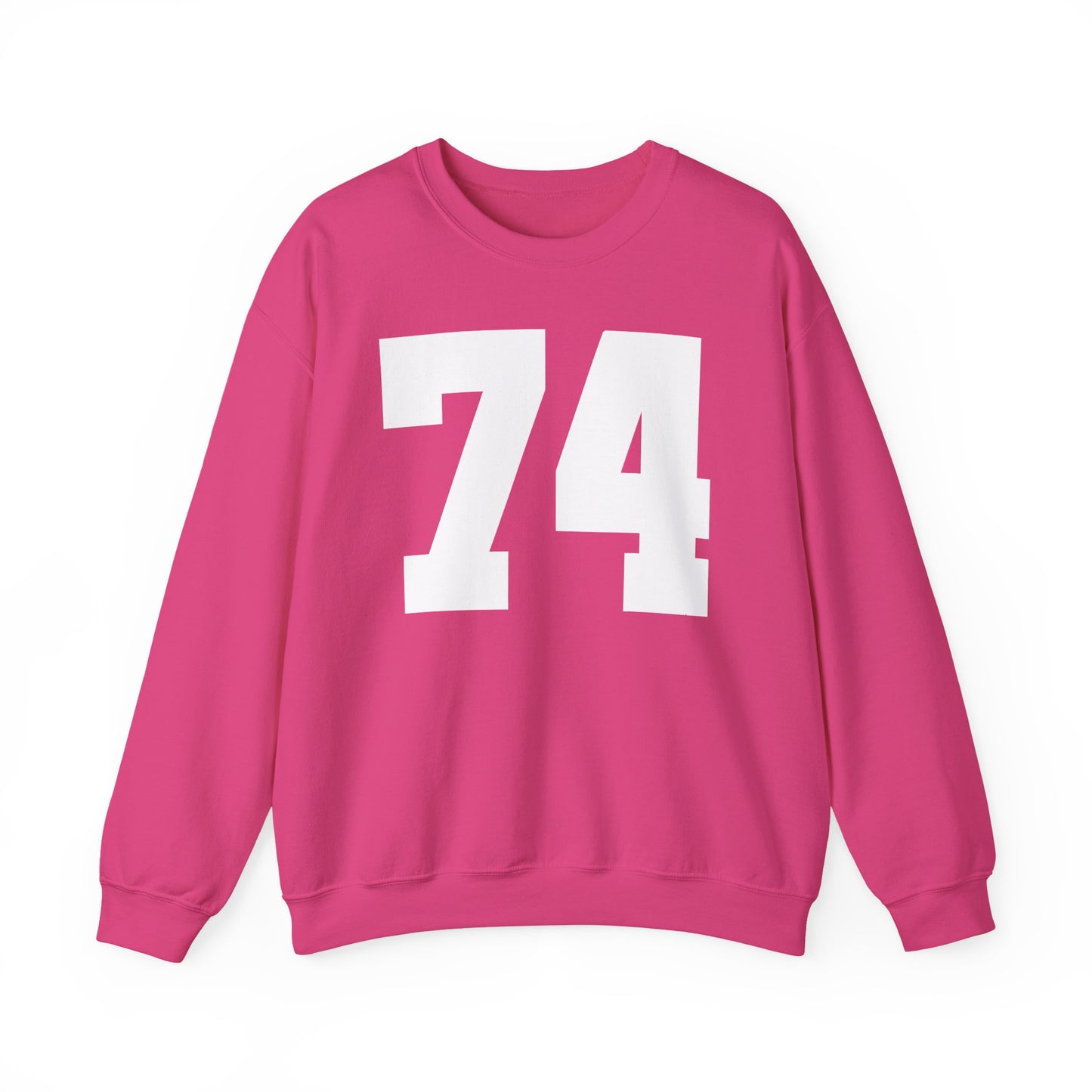 Copy of My Birth Year Custom Unisex Heavy Blend™ Crewneck Sweatshirt Fuschia/White