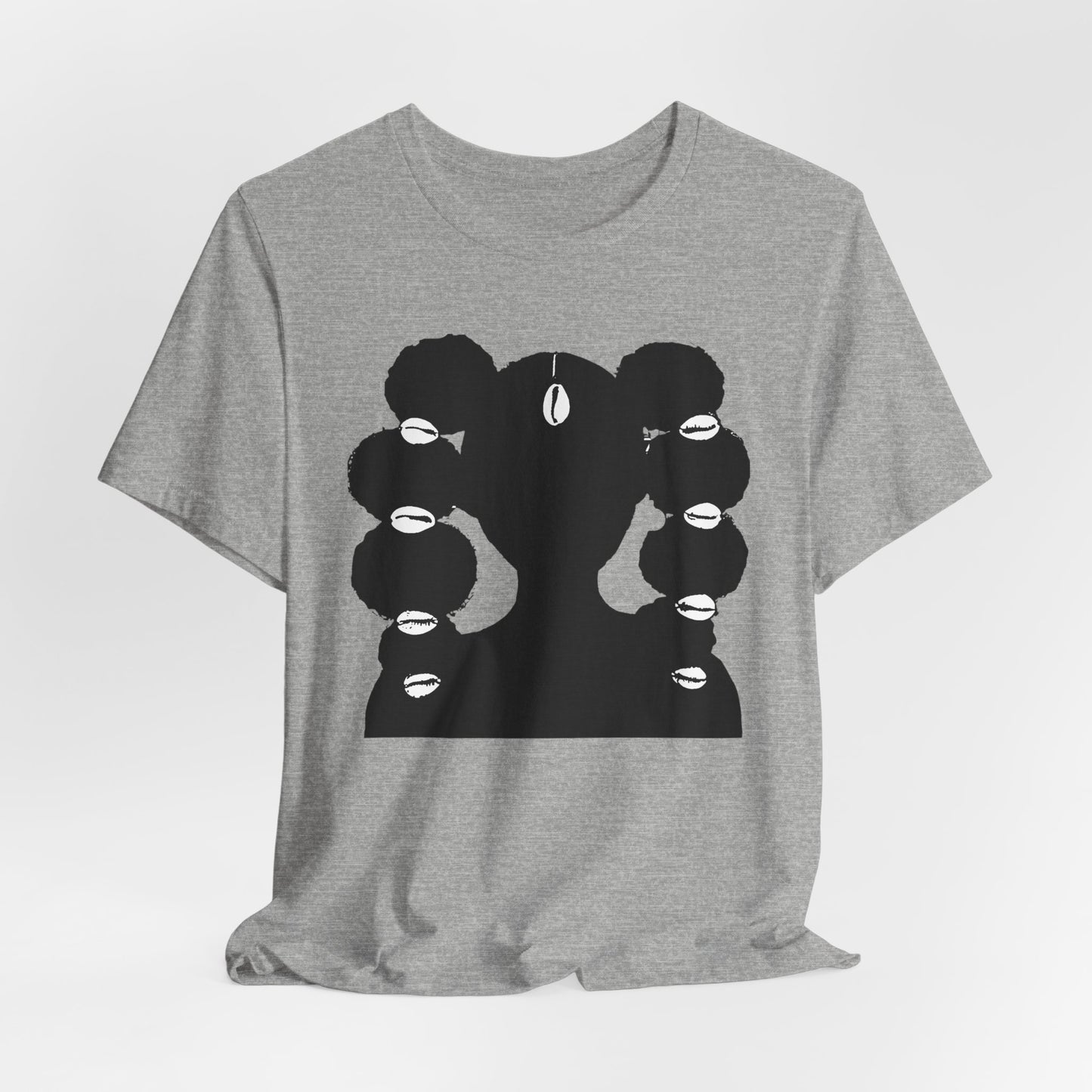 Afro Ponytails & Cowries Shells T- Shirt