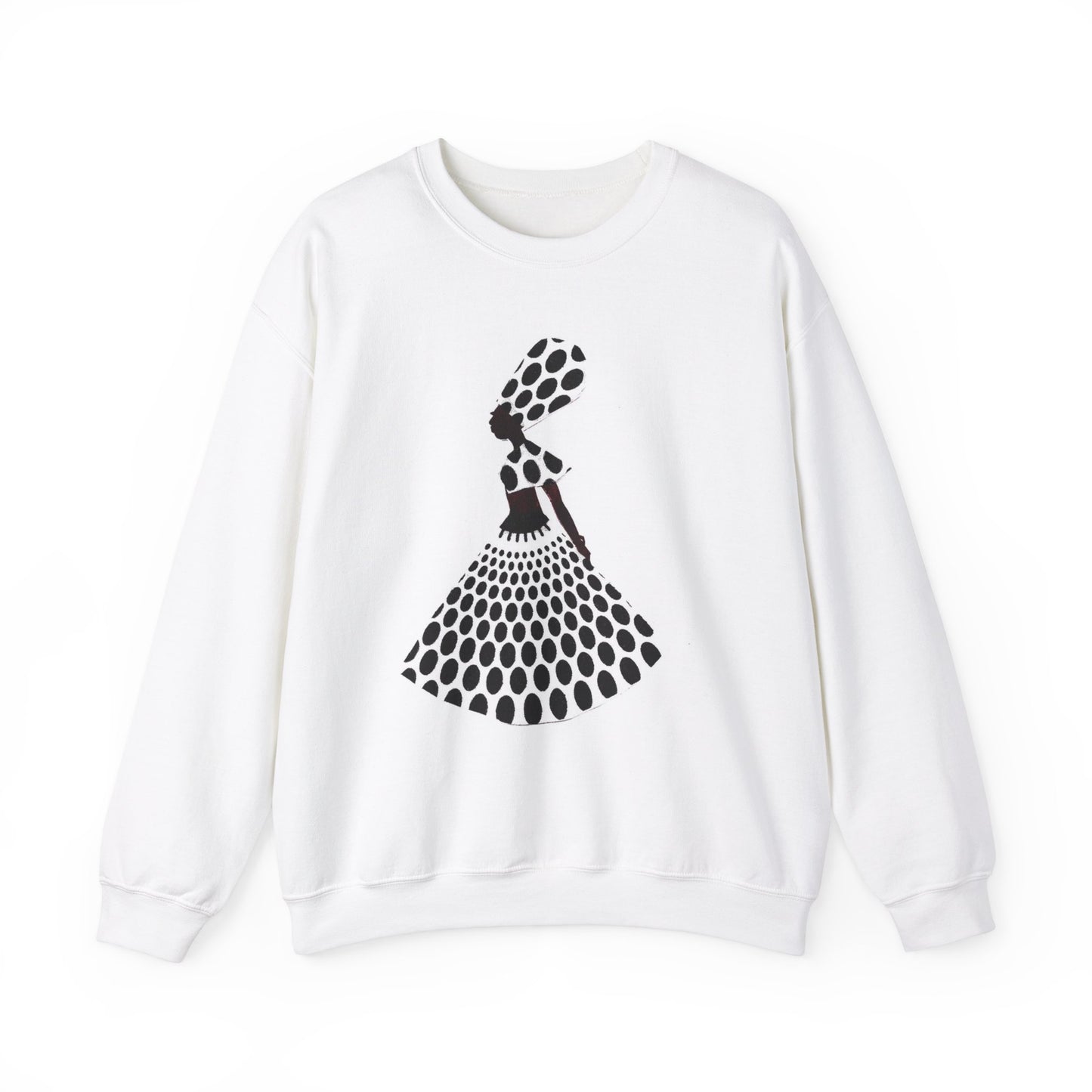 The Black Princess Crewneck Sweatshirt - Yes Lioness Arts