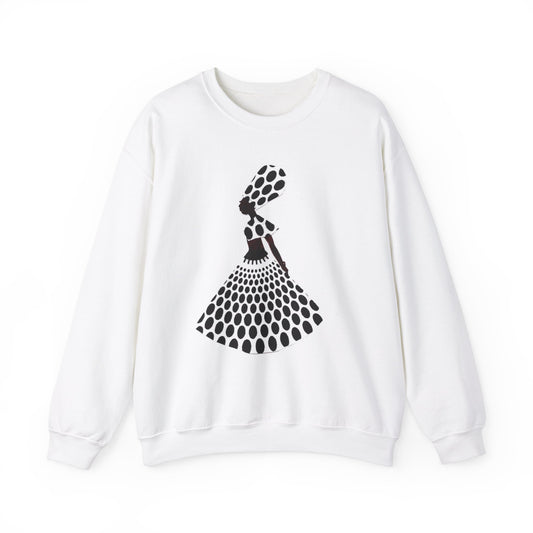 The Black Princess Crewneck Sweatshirt - Yes Lioness Arts