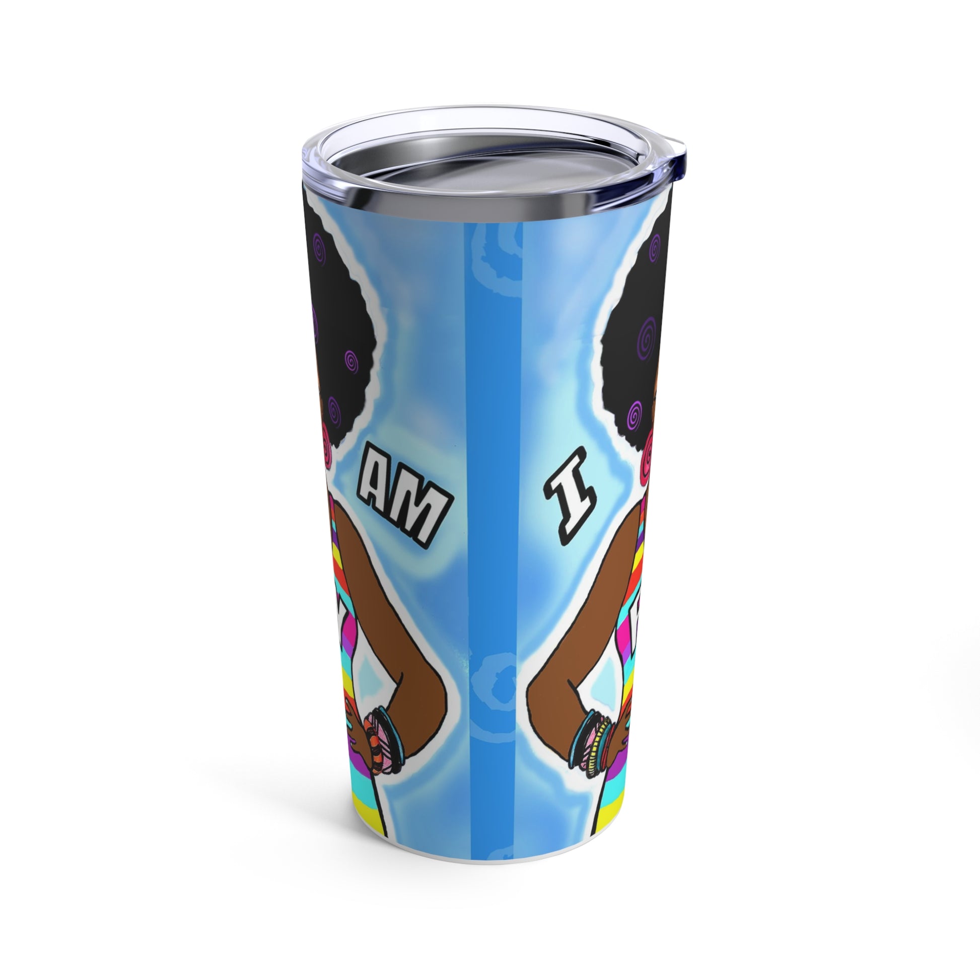 I AM FLY Tumbler 20oz - Yes Lioness Arts