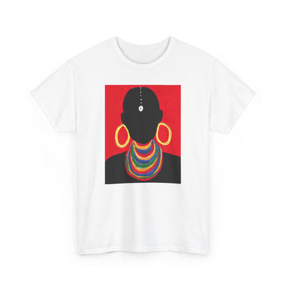 The Masai Woman Art UNISEX Adult Cotton Tee