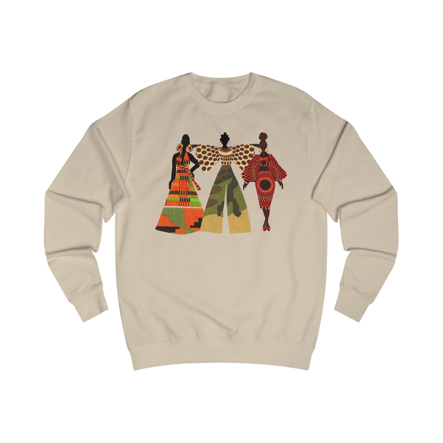 3 Divas Crewneck Sweatshirt - Yes Lioness Arts