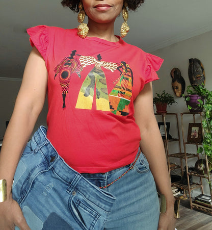 Soft Life Sistas Flutter Short Sleeve Tee