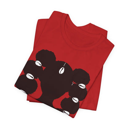 Afro Ponytails & Cowries Shells T- Shirt